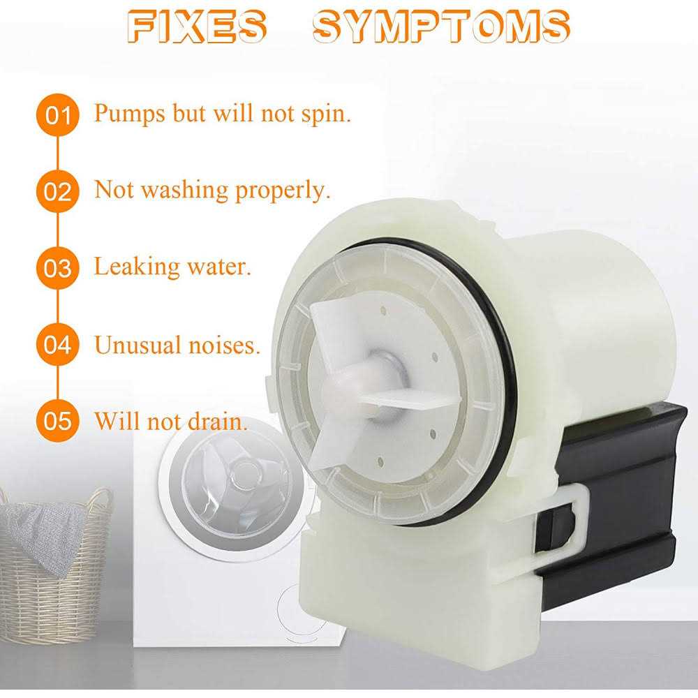 280187 8181684 Washer Drain Pump Motor Compatible with Whirlpool Duet, May tag Epic and Ken more HE Front Loading Washing Machines-2 Year WARRANTY - Cheap Fitting