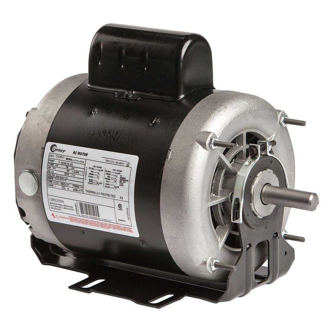 Century 9682 Motor 1/10 HP - Cheap Fitting