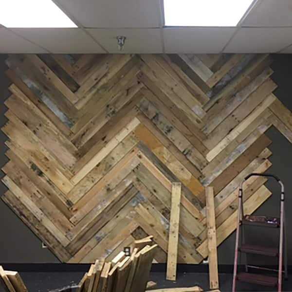 Handprint 1 in. x Reclaimed Pallet Boards - Cheap Fitting