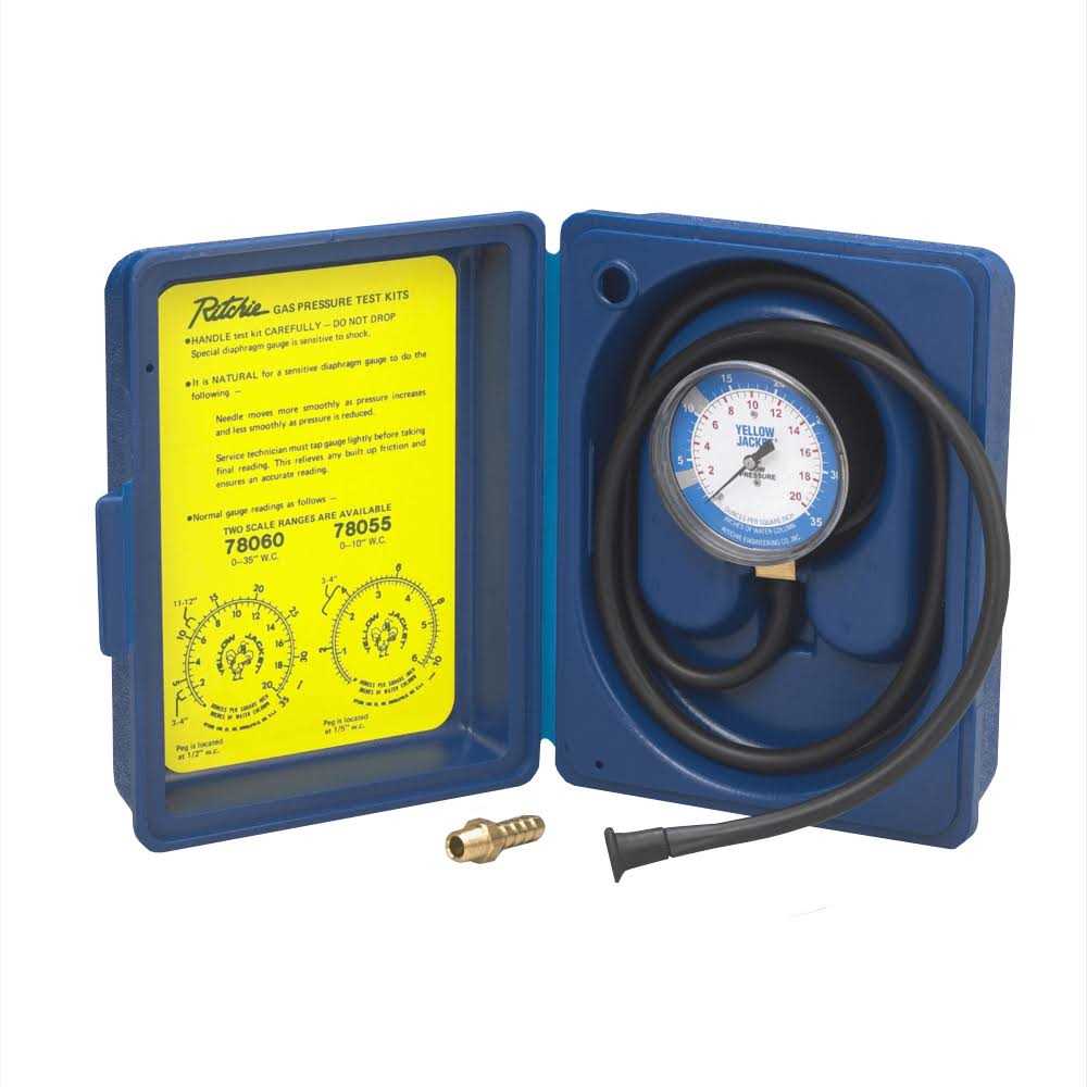 Yellow Jacket 78060 Gas Pressure Test Kit - Cheap Fitting