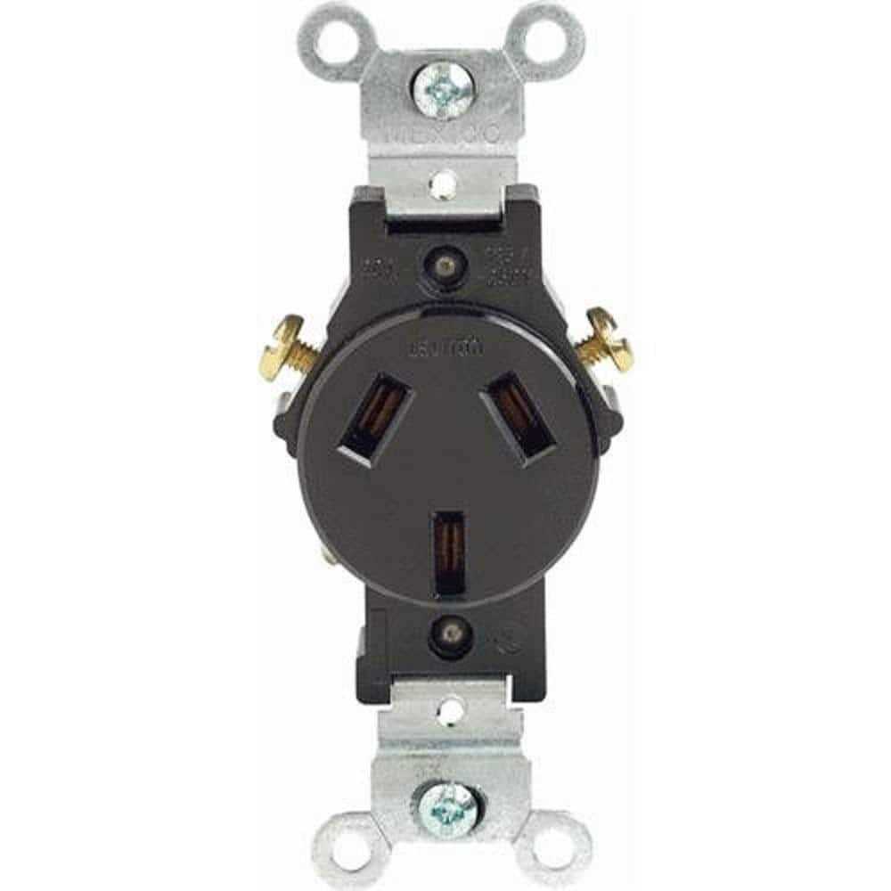 Leviton 5032 Commercial Grade Single Receptacle - Cheap Fitting