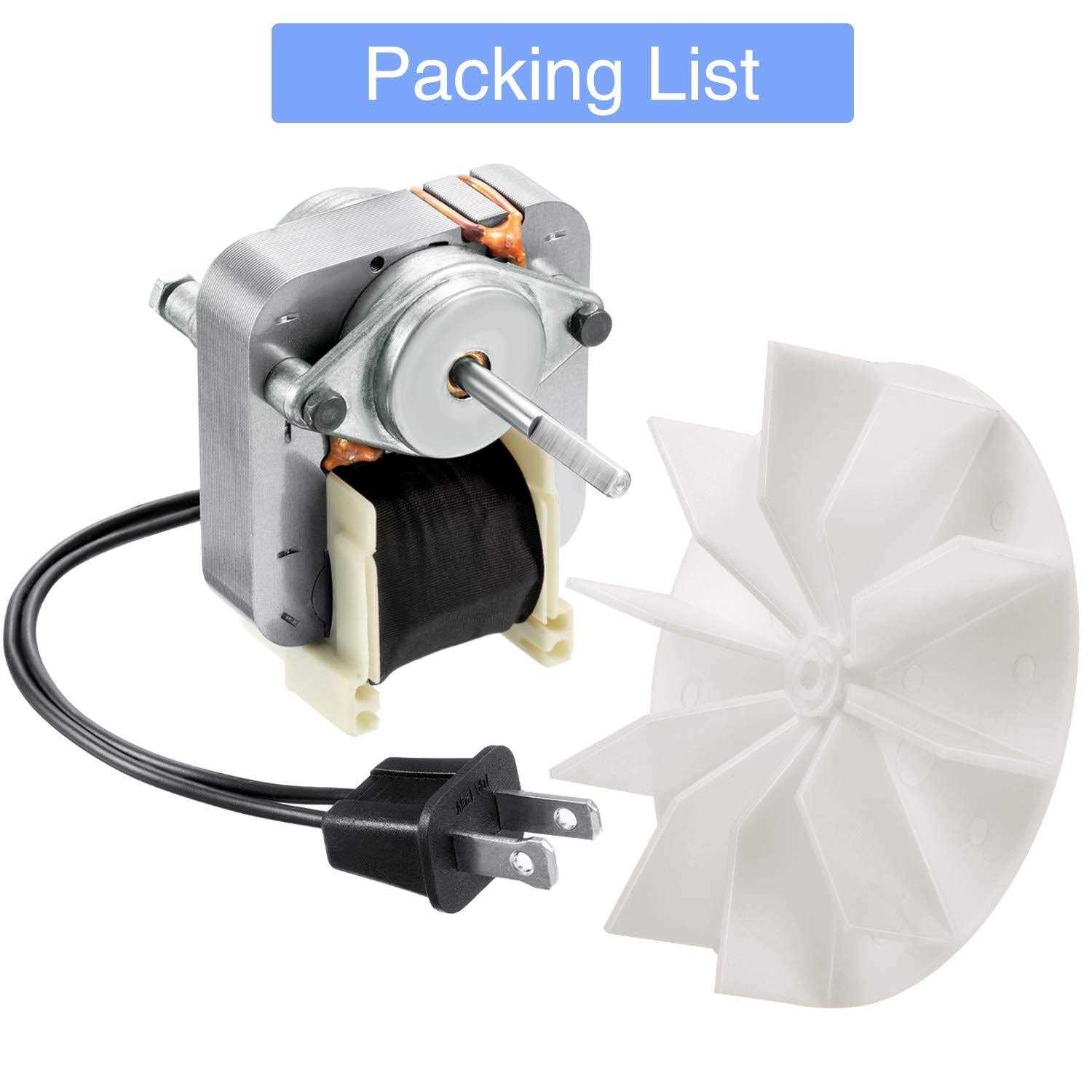 Fiada Universal Bathroom Vent Fan Motor Replacement Electric Motors Kit Compatible with Nutone Broan 50cfm 120v - Cheap Fitting