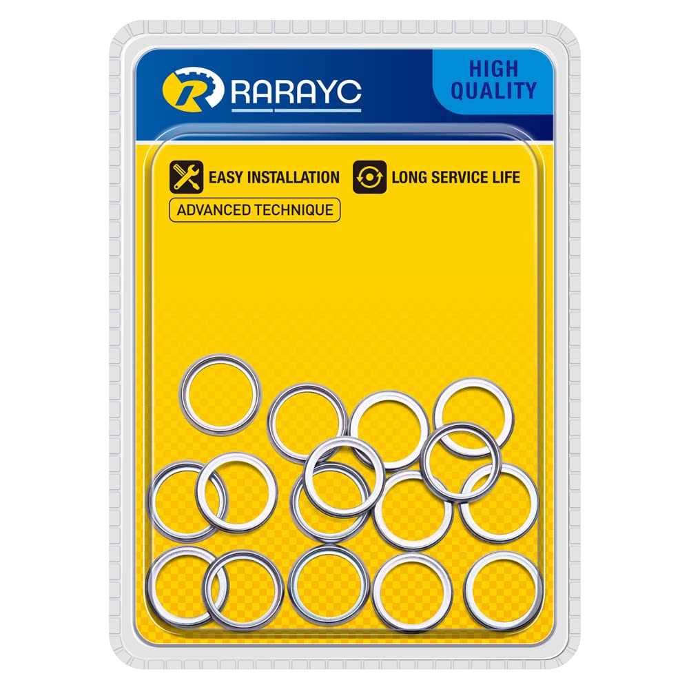 16 Pcs Oil Drain Plug Gaskets Crush Washers Seal Replacement For Subaru 803916010 - Cheap Fitting