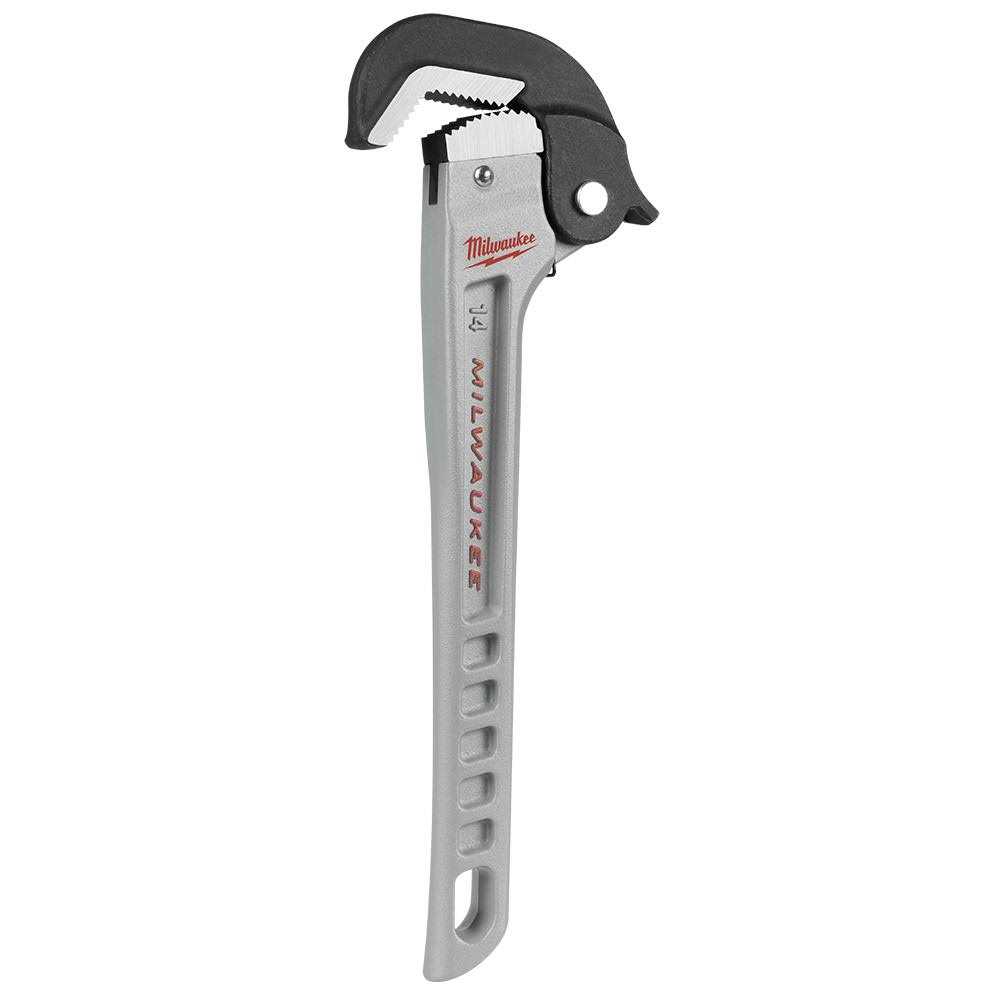 Milwaukee 14 Aluminum Self-Adjusting Pipe Wrench 48-22-7414 - Cheap Fitting