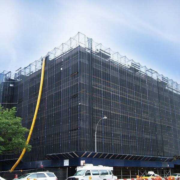 Boen 10 ft. x 150 ft. Black Fire Resistant Debris Safety Netting - Cheap Fitting