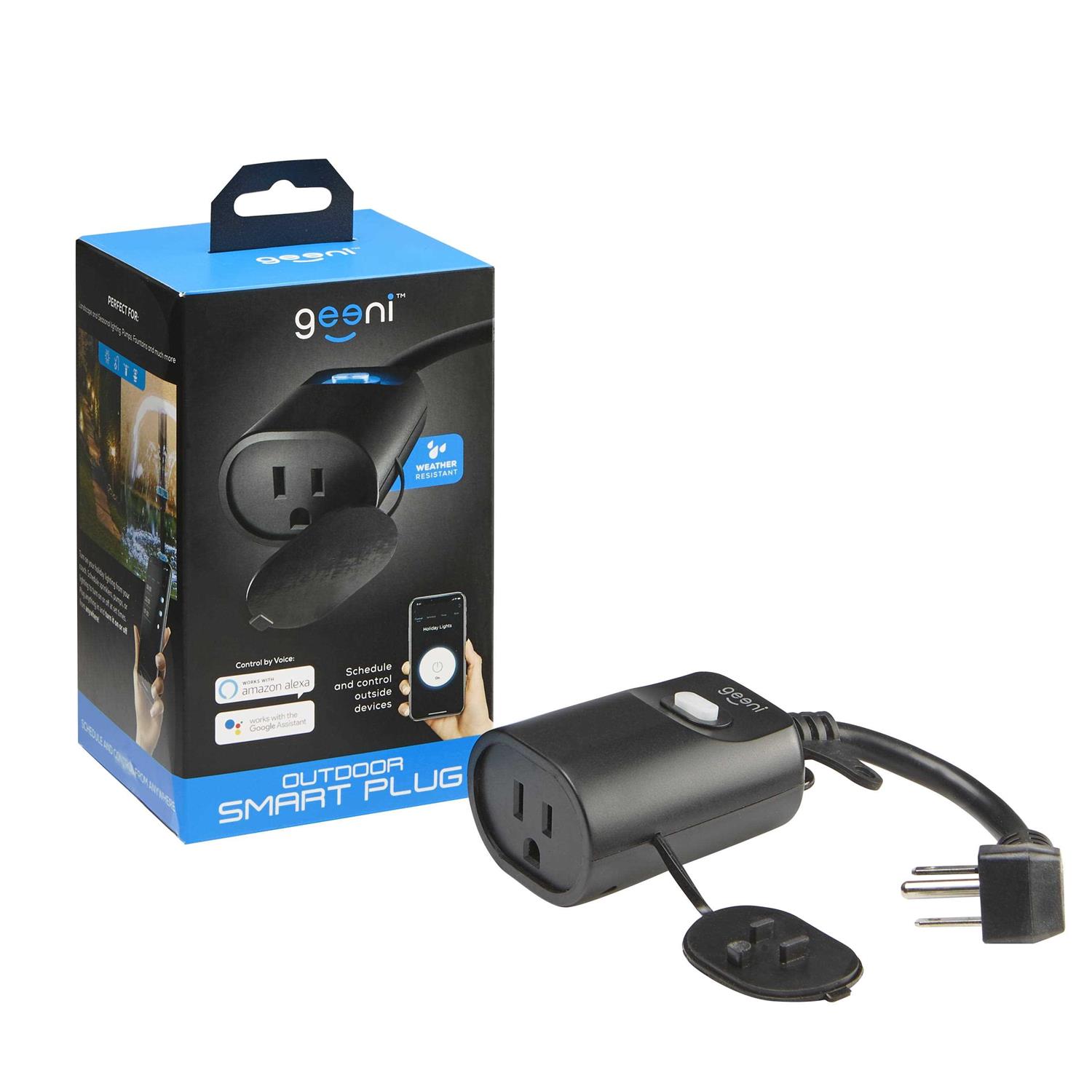 Geeni Indoor/Outdoor Smart Plug Weatherproof - Cheap Fitting