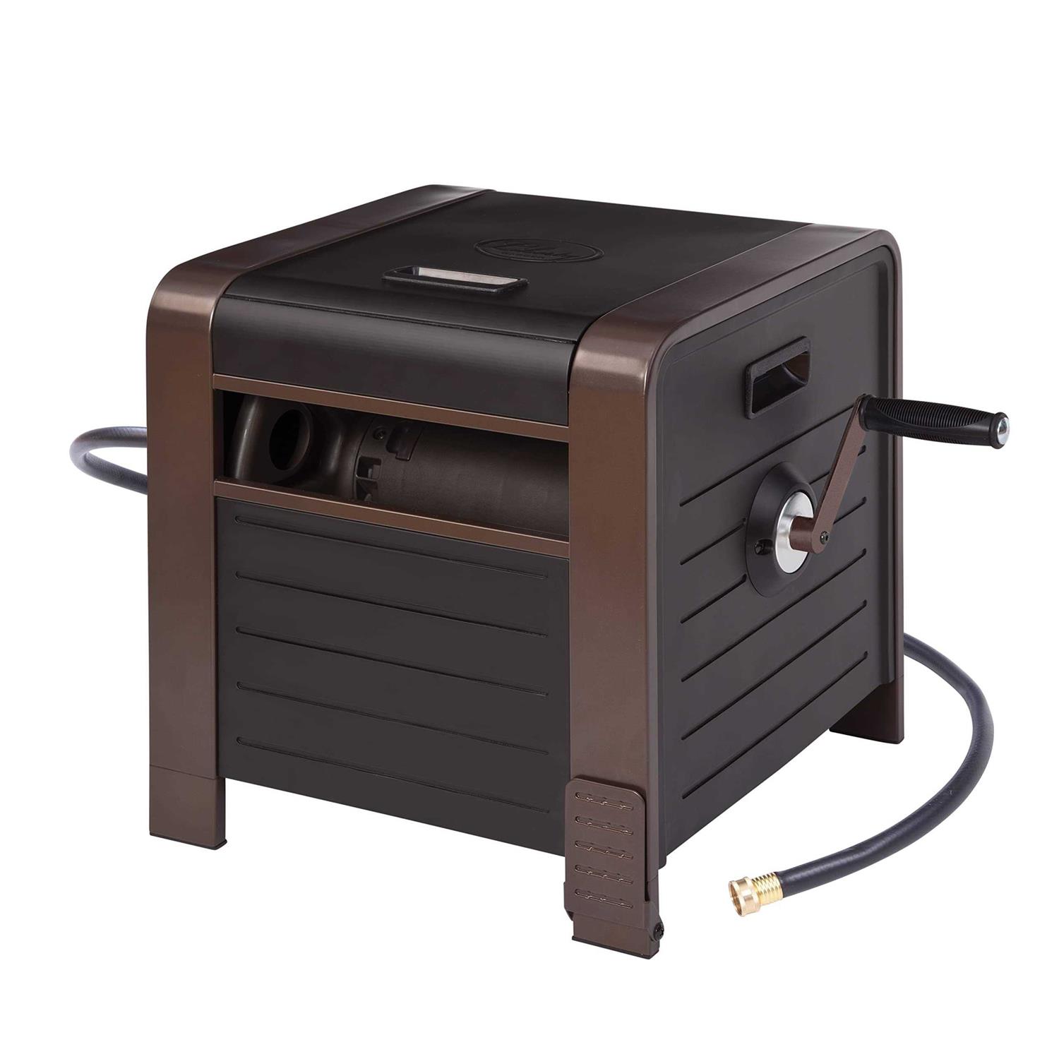 Liberty Garden 200 ft. Elite Series Hose Storage Box - Cheap Fitting