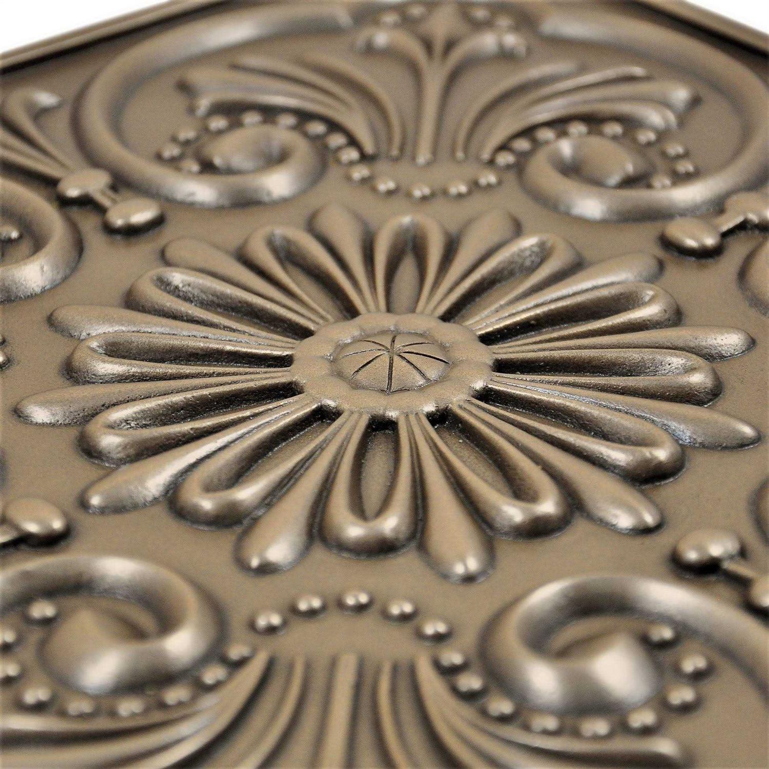 Crown 12 Metal Decorative Accent Tile Nichetiles - Cheap Fitting