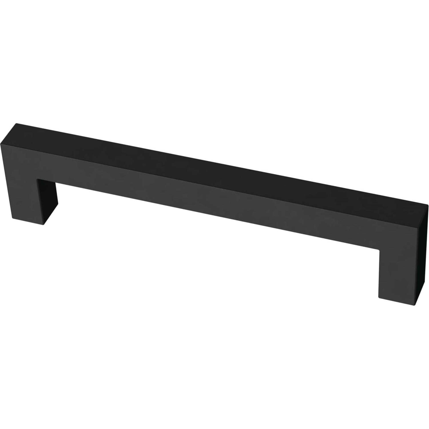 Brainerd Square 5-1/16-in Center to Center Matte Black Square Handle Drawer Pulls P41862W-FB-CP - Cheap Fitting
