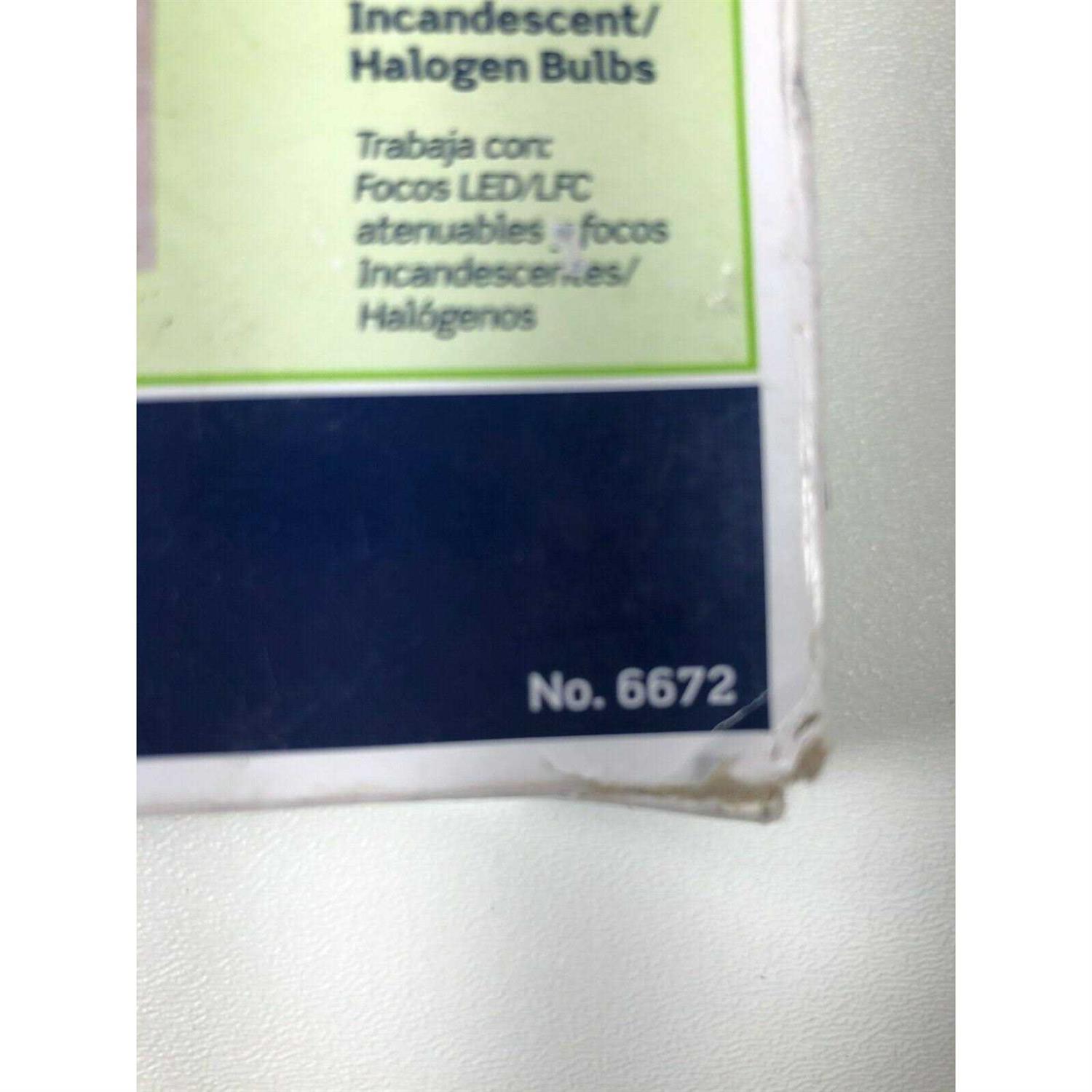 Leviton Decora SureSlide White 600 watts Slide Dimmer 6672-3PW - Cheap Fitting