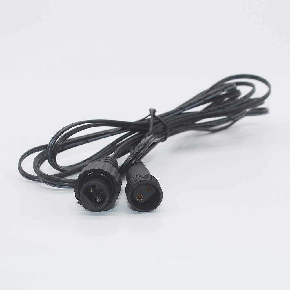 2Pin Extension Cable, 3Meters 9.8ft Extension Cord with Male and Female Connectors - Cheap Fitting
