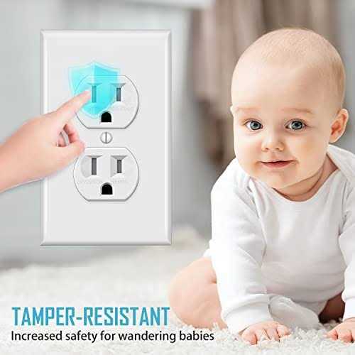 TAKETEK Duplex Receptacle Outlet with Wall Plate Tamper-Resistant Electrical Outlet - Cheap Fitting
