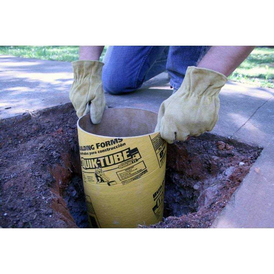 Quikrete Quik-Tube 10 in. x 48 in. Building Form - Cheap Fitting