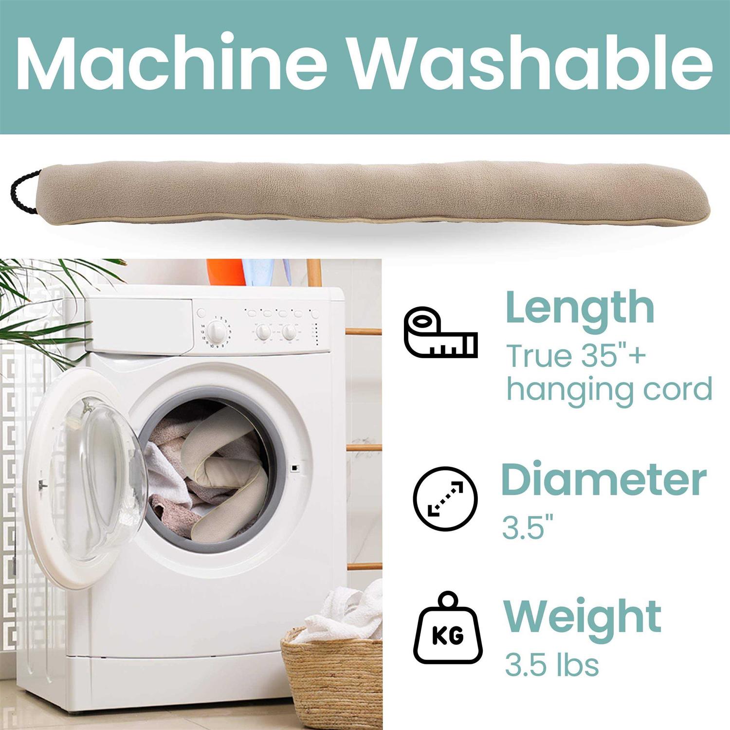 Home Intuition 3-feet Draft Stopper Cloth Seal Weather Stop - Cheap Fitting