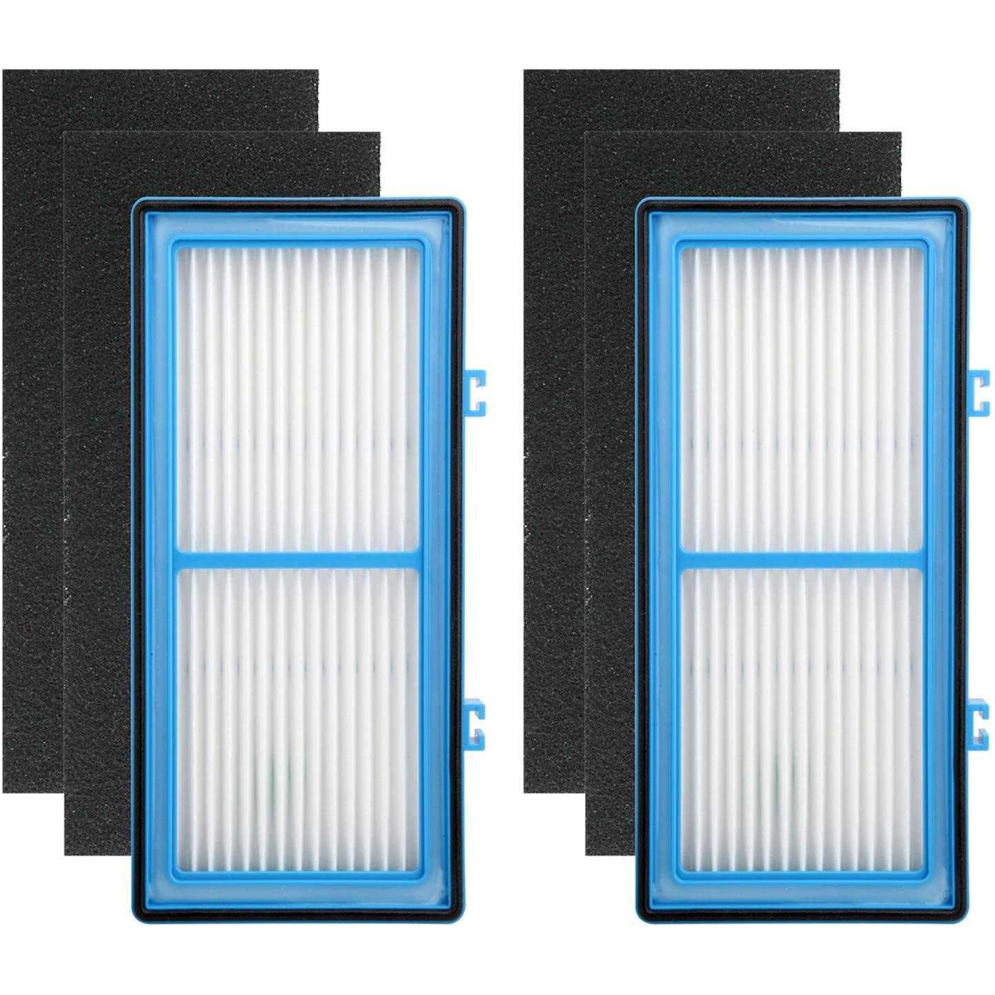 Colorfullife 2 Filter + 4 Carbon Booster Filters for Holmes Aer1 Type Total Air Filter Replacement Filters for Hapf30At and Hap242-nuc - Cheap Fitting