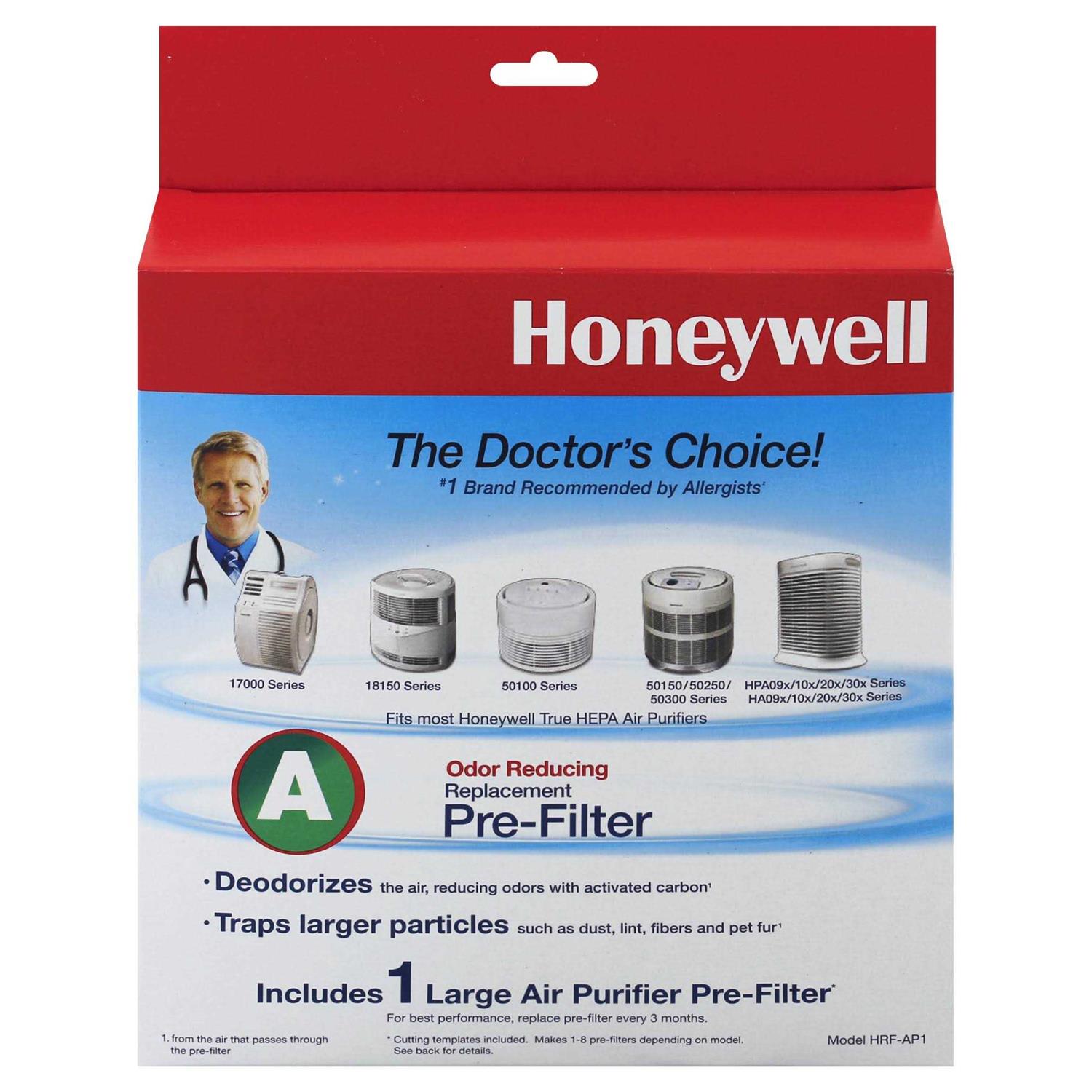 Honeywell HRF-APP1 Household Odor & Gas Reducing Universal Pre-Filter - Cheap Fitting