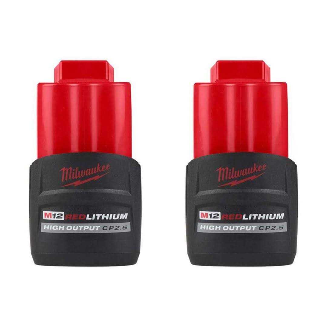 Milwaukee M12 Ion CP High Output 2.5 Ah Battery - Cheap Fitting