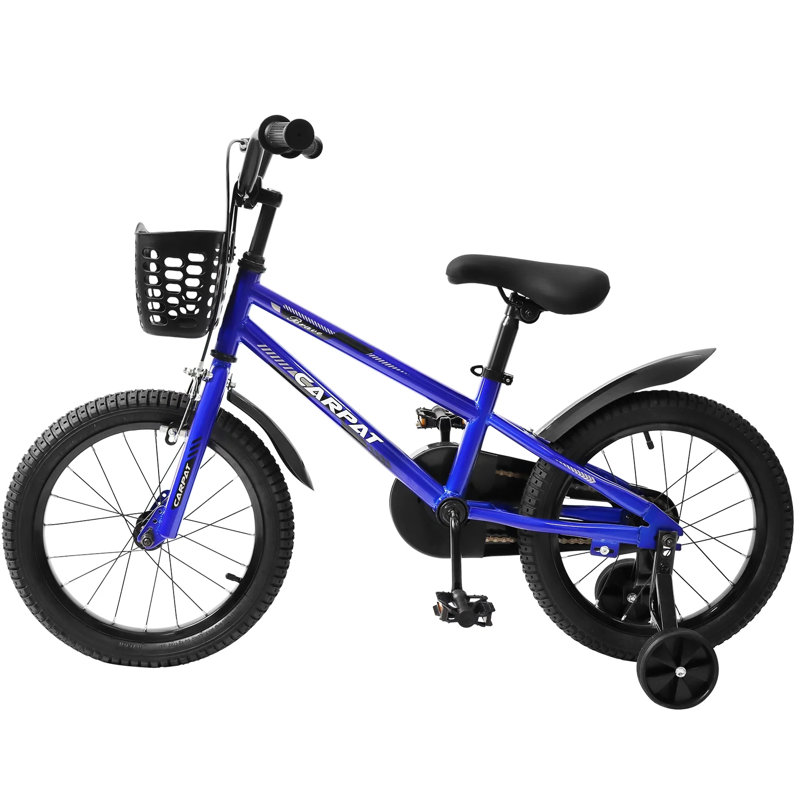 14 Inch Kids Bike for Boys, Kids Bike With Training Wheels and Basket, White - Cheap Fitting