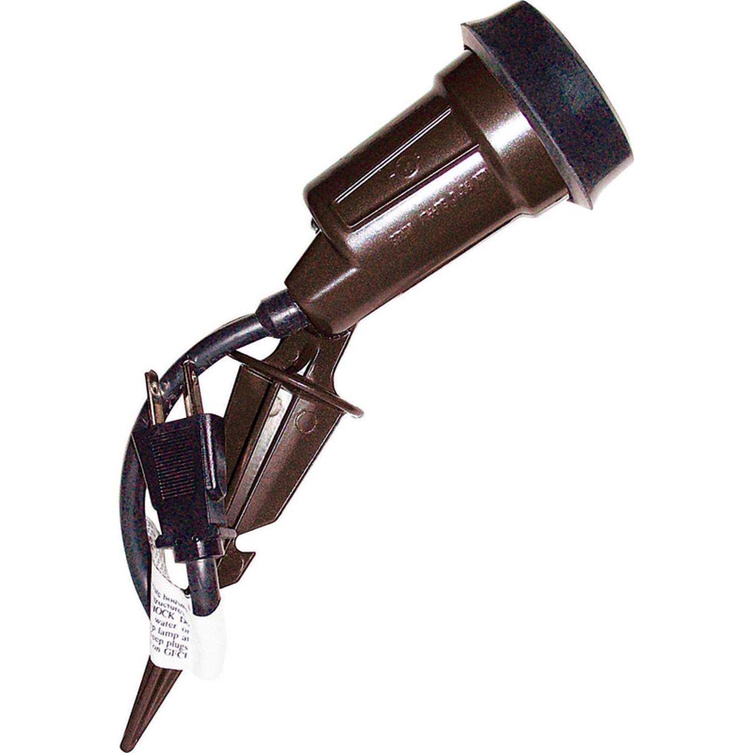 Sigma Electric Plug In Halogen Spike Light Bronze 150 - Cheap Fitting