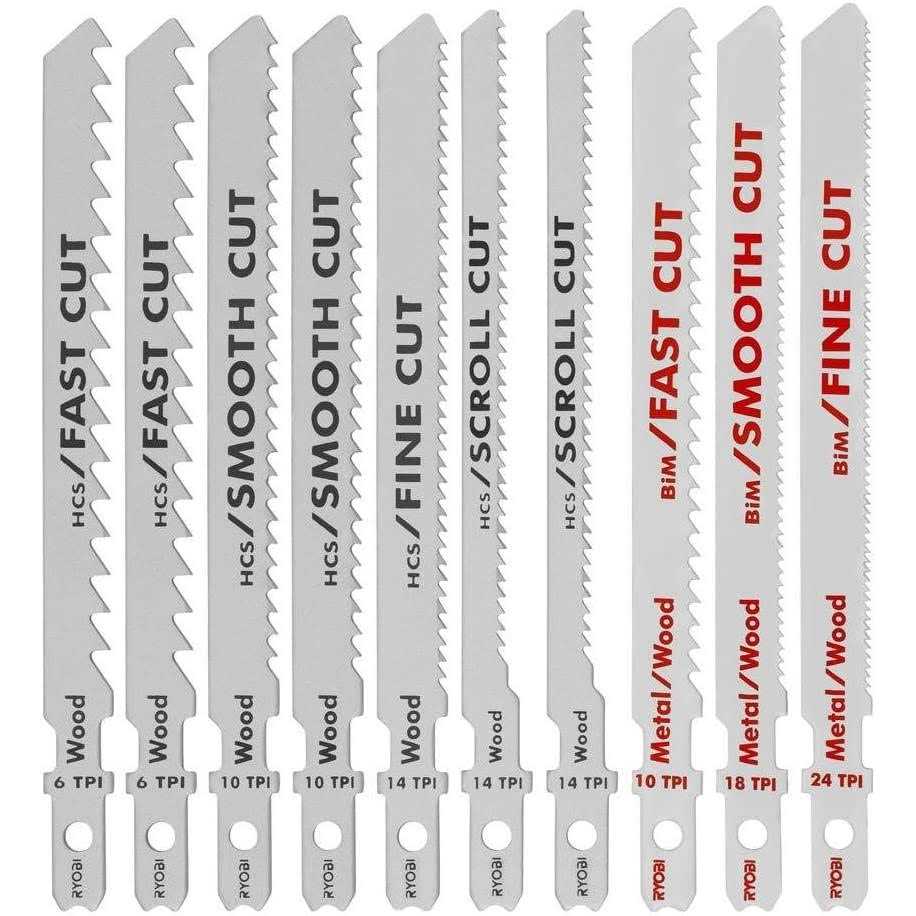 Ryobi All Purpose Jig Saw Blade Set - Cheap Fitting