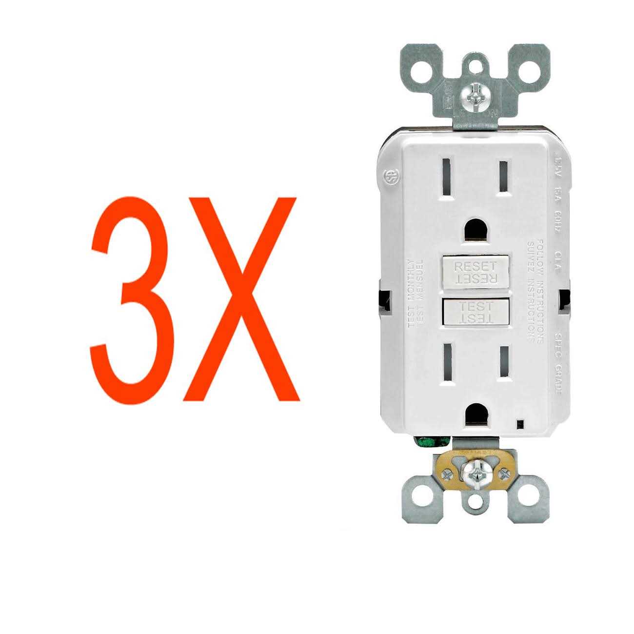 Leviton R92-GFTR1-0KW GFCI - Cheap Fitting
