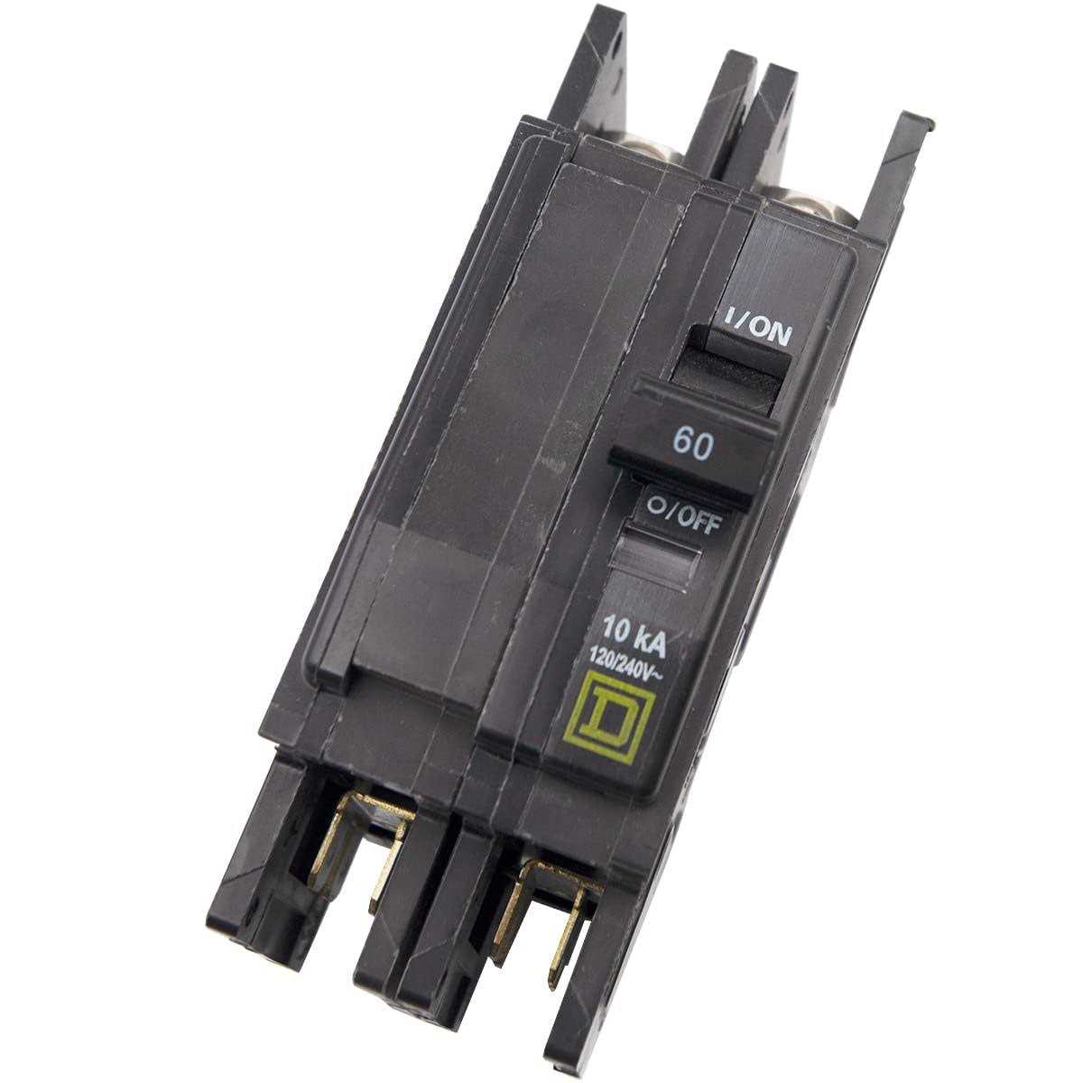 Supplying Demand 425097 QOU260 Circuit Breaker 230V 60A 2-Pole DIN Rail Mounting - Cheap Fitting