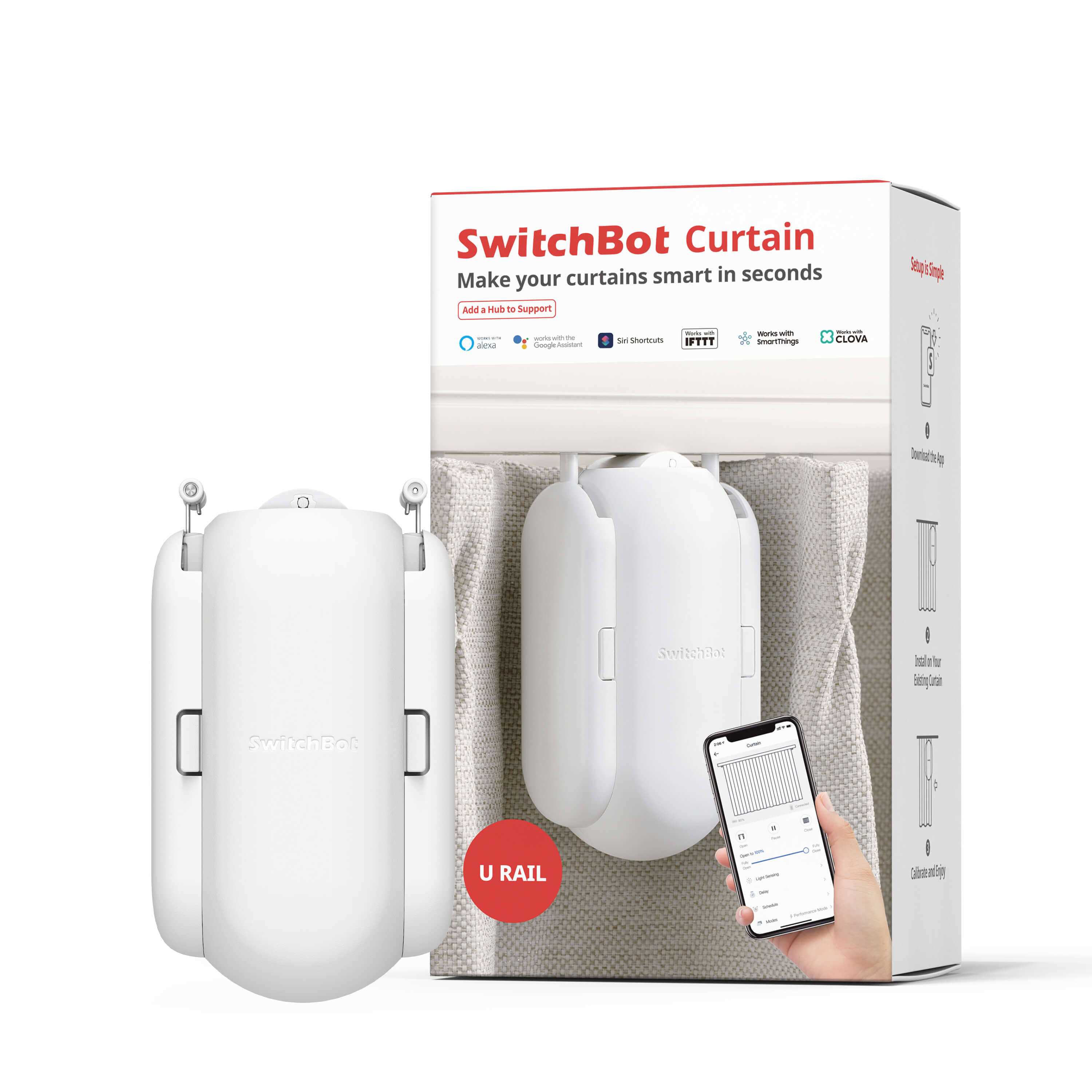 SwitchBot Smart Curtain Opener - Cheap Fitting