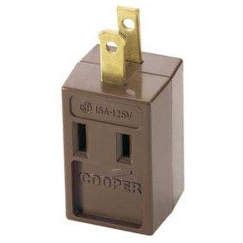 Tap Cube Vnyl Brn 15A - Cheap Fitting