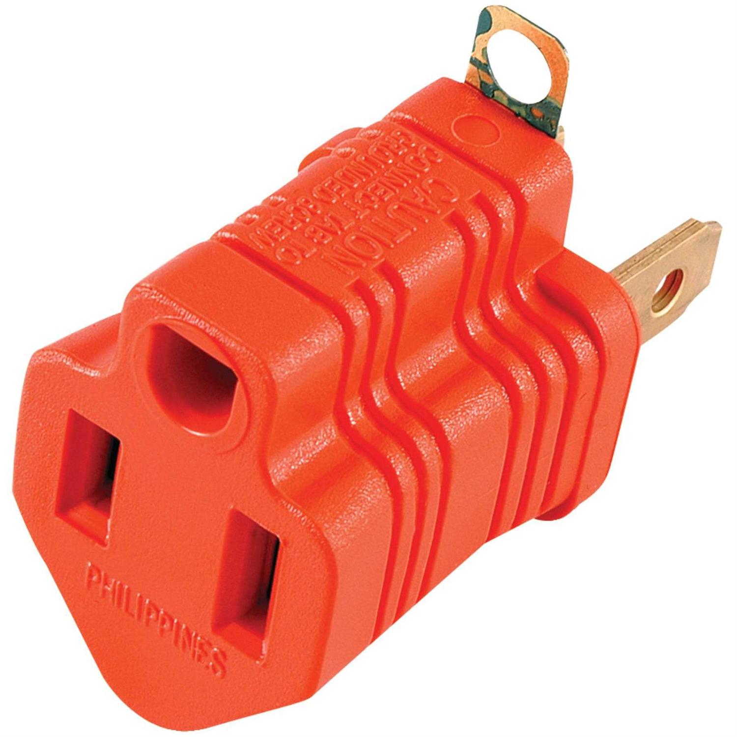 GE Polarized Grounding Adapter Plug - Cheap Fitting