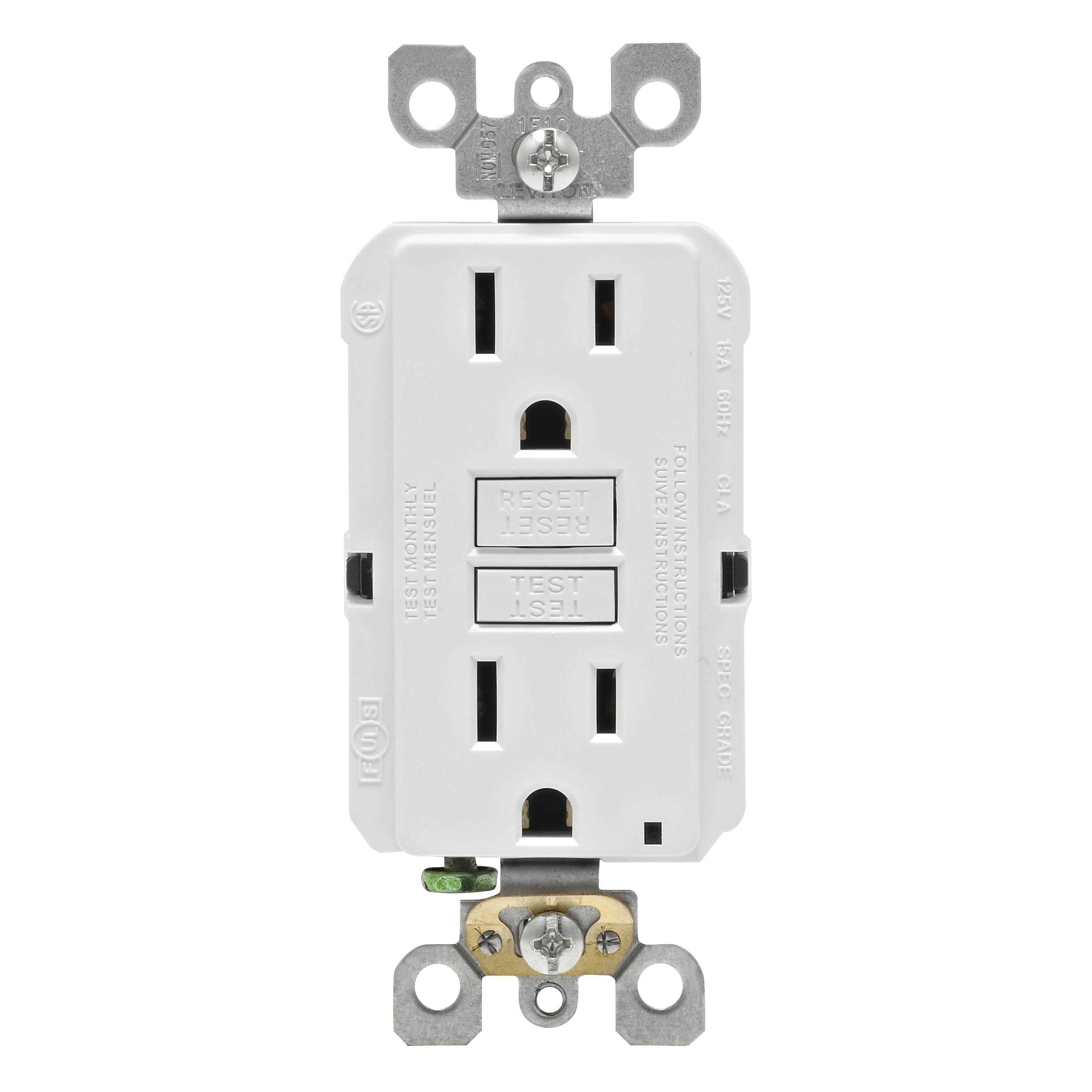 Leviton R02-GFNT1-0KW Outlet GFCI - Cheap Fitting