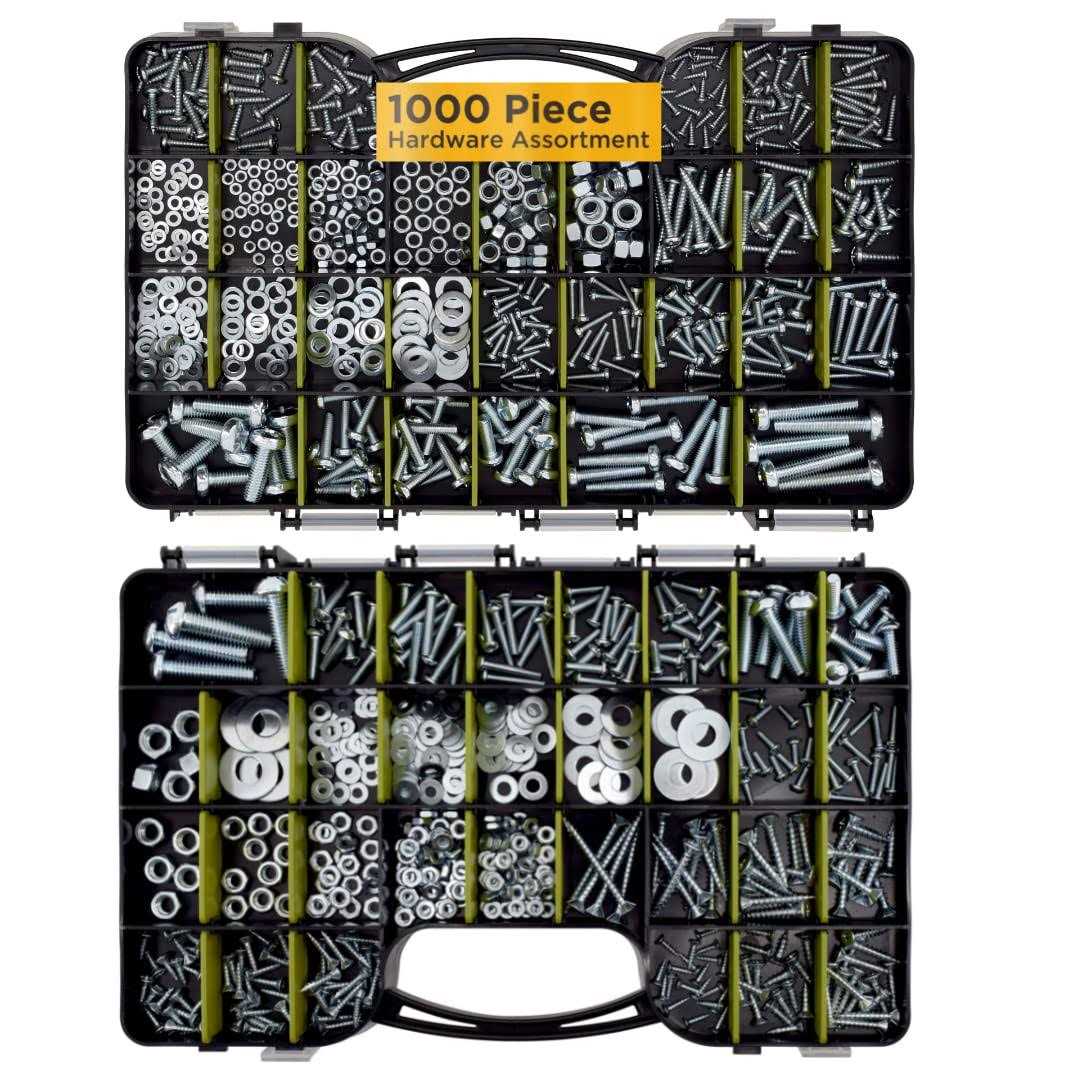 Jackson Palmer 1,000 Piece Hardware Assortment Kit with Screws - Cheap Fitting