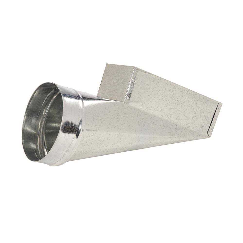 Master Flow 10 in. x 4 in. to 6 in. End Register Box - Cheap Fitting