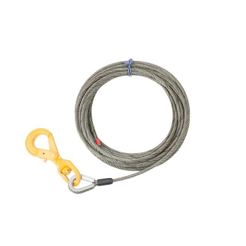 Mytee Products Winch Cable Rope Wrecker Tow Truck Rollback - Cheap Fitting