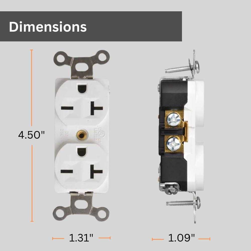 SHADID 220V / 240V / 250V Single Wall Outlet Nema 6-20R Receptacle - Cheap Fitting
