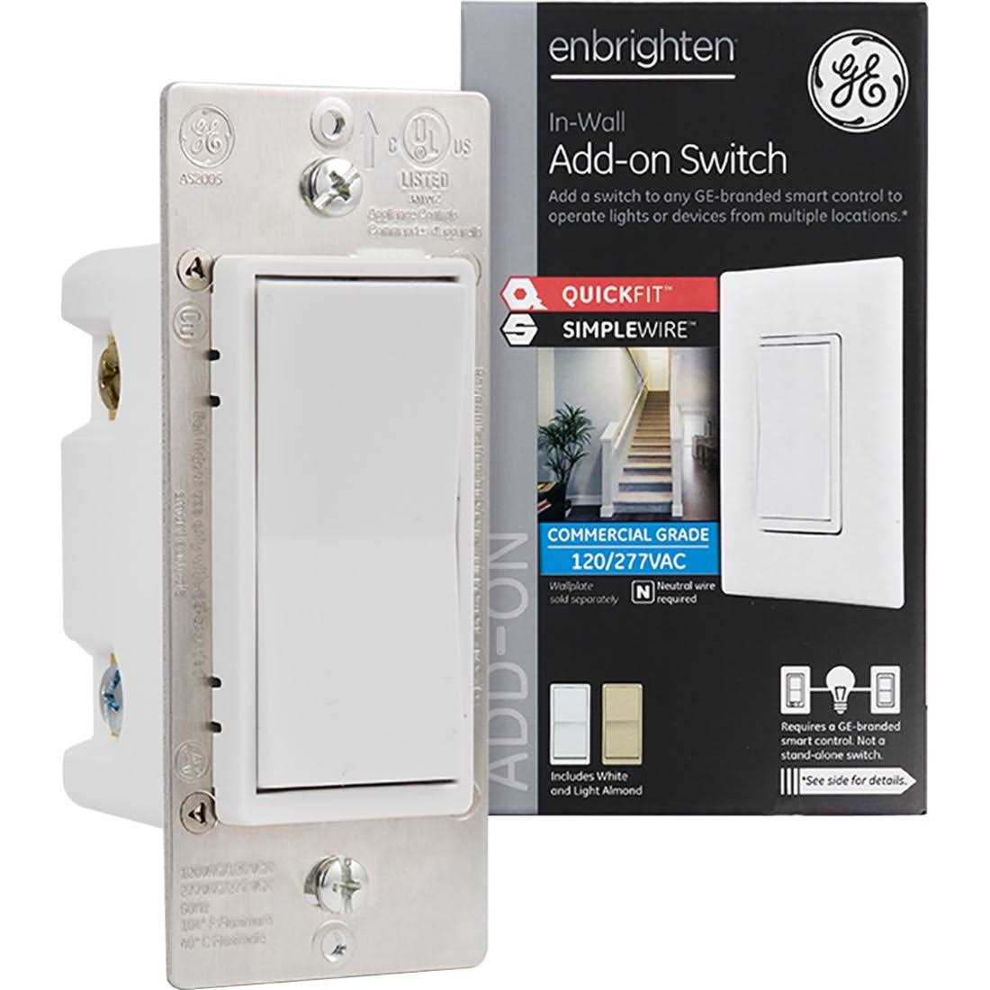 Enbrighten Add-On Switch QuickFit and SimpleWire - Cheap Fitting