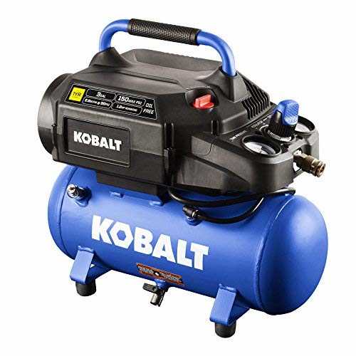 Kobalt 3-Gallons Portable 150 Psi Hot Dog Air Compressor | LK3197 - Cheap Fitting