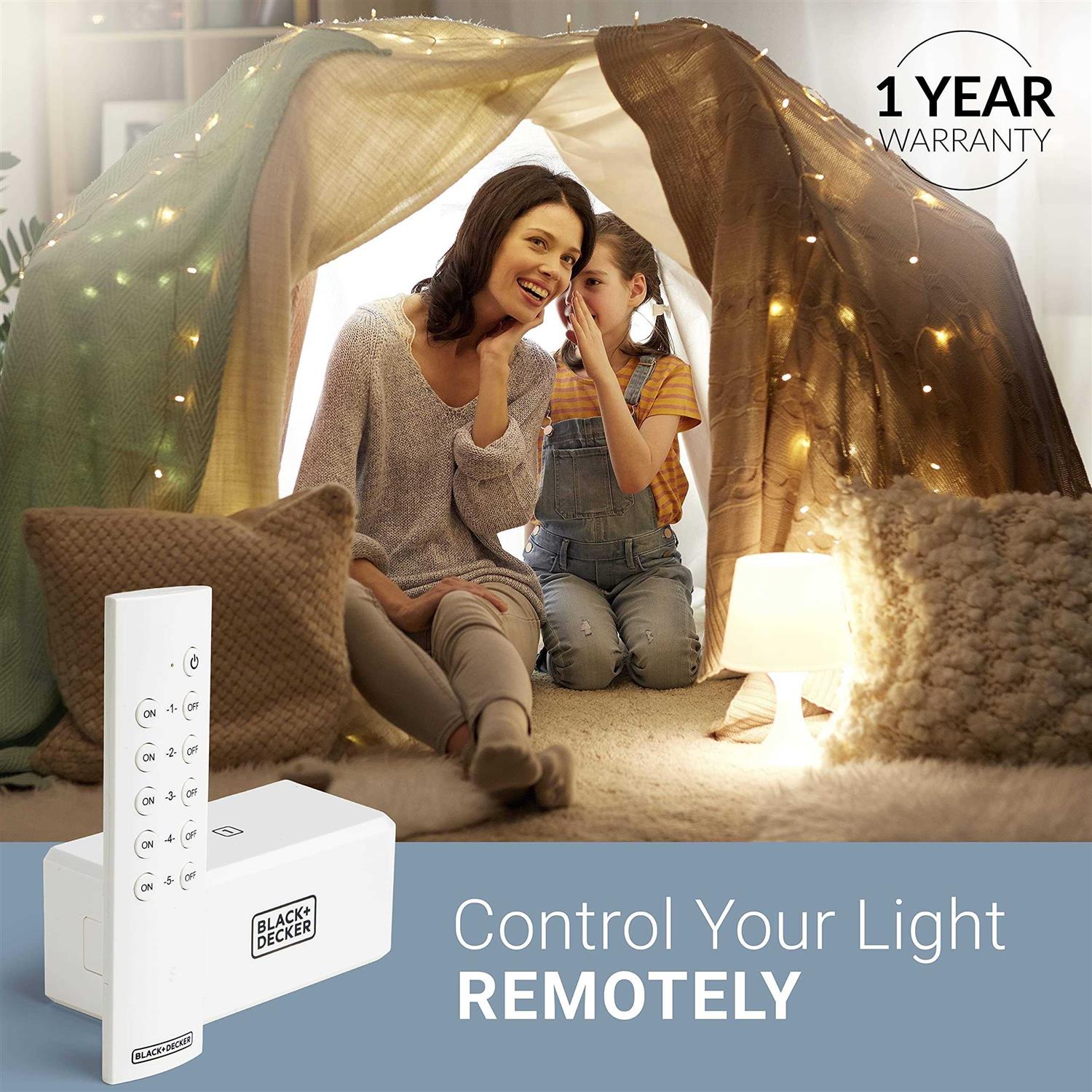 Black+decker Wireless Remote-Control Outlet Pack of 5 Outlets - Cheap Fitting