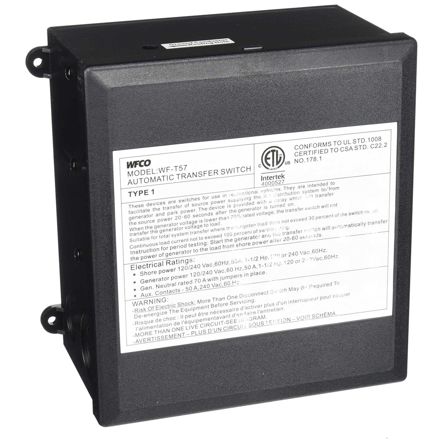 WFCO Transfer Switch 50A T-57-R - Cheap Fitting