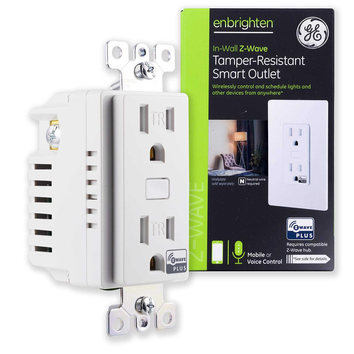 Enbrighten 55256 Z-Wave Plus Smart Receptacle - Cheap Fitting
