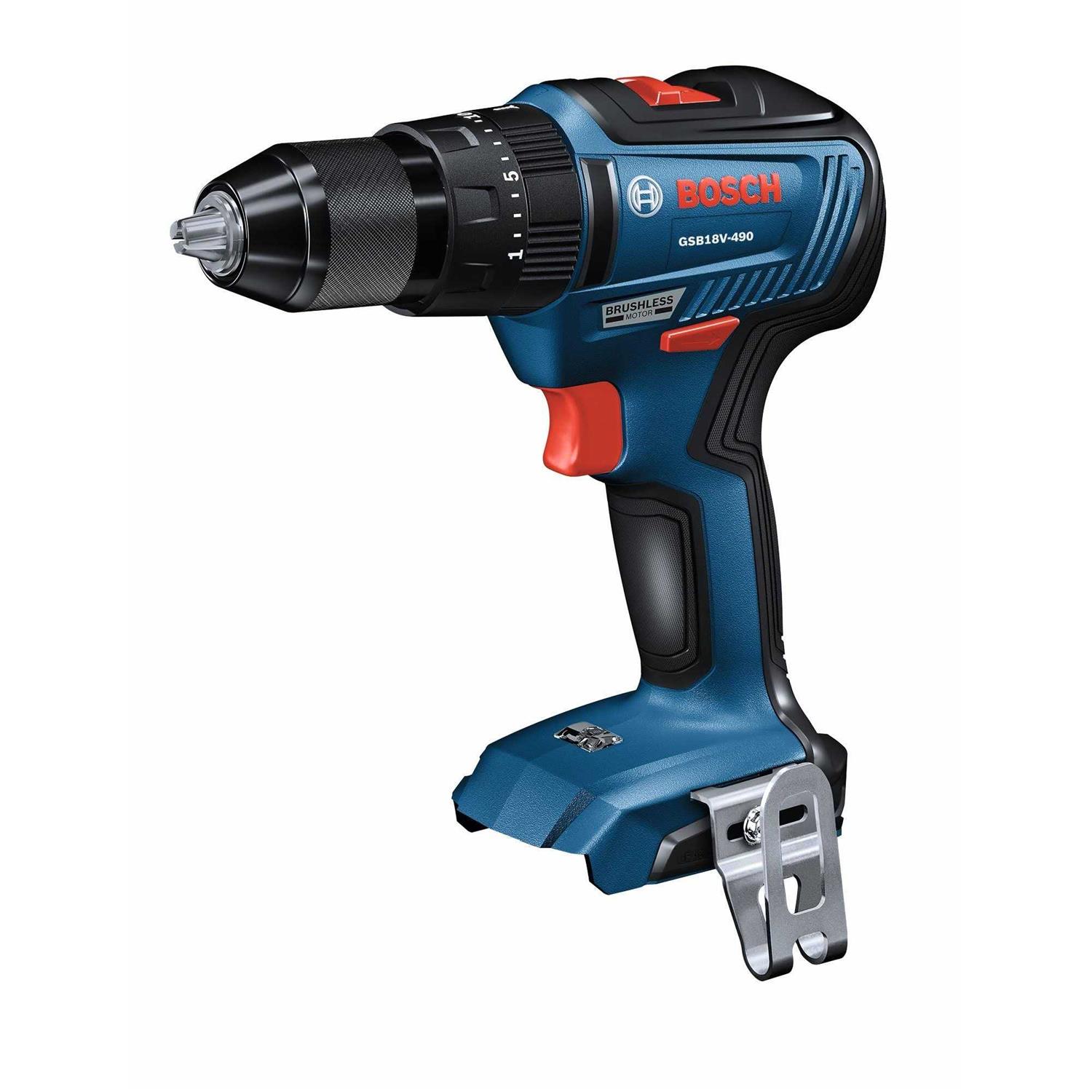 Hammer Drill/Driver Bosch GSB18V-490N 18V EC Brushless - Cheap Fitting