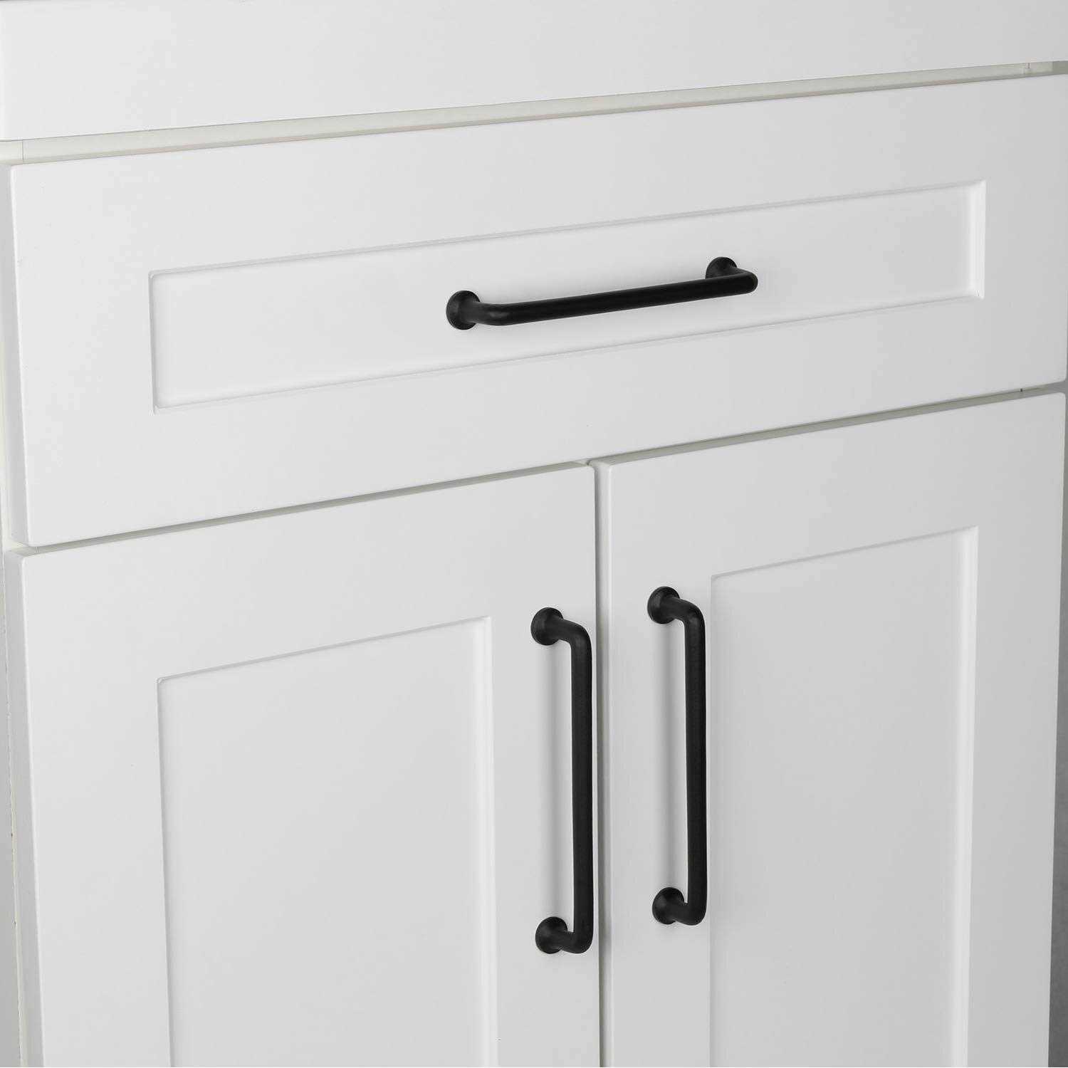 Ageless Iron Barn Round Corner Cabinet Pull - Cheap Fitting