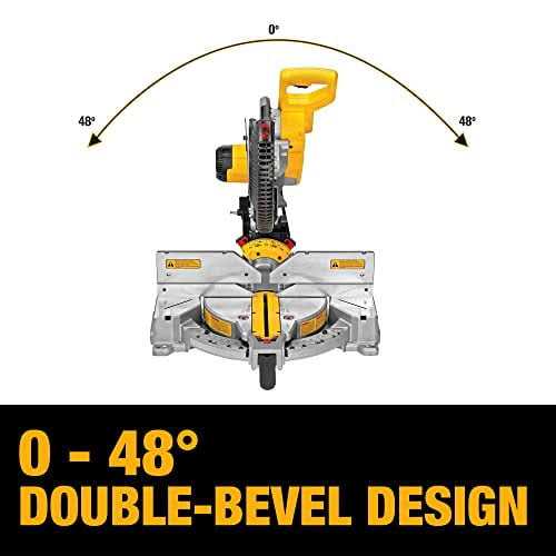 Dewalt DWS716XPS 15 Amp 12 in. Double-Bevel Compound Miter Saw with Cutline - Cheap Fitting