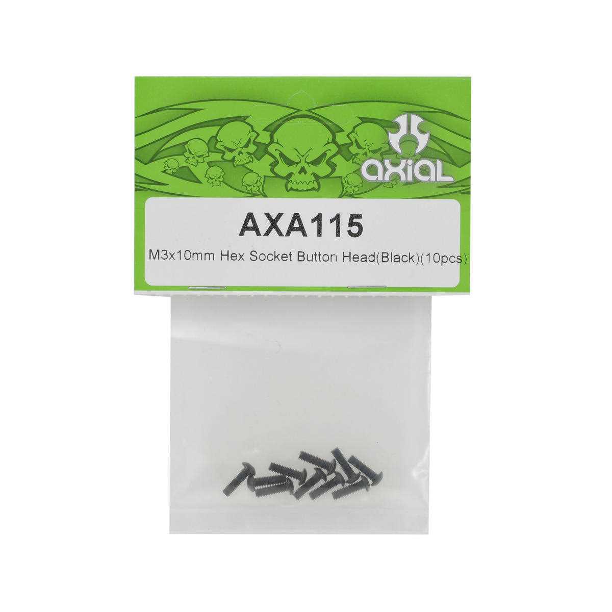 Axial AXA115 Hex Socket Button Head M3x10mm Black - Cheap Fitting