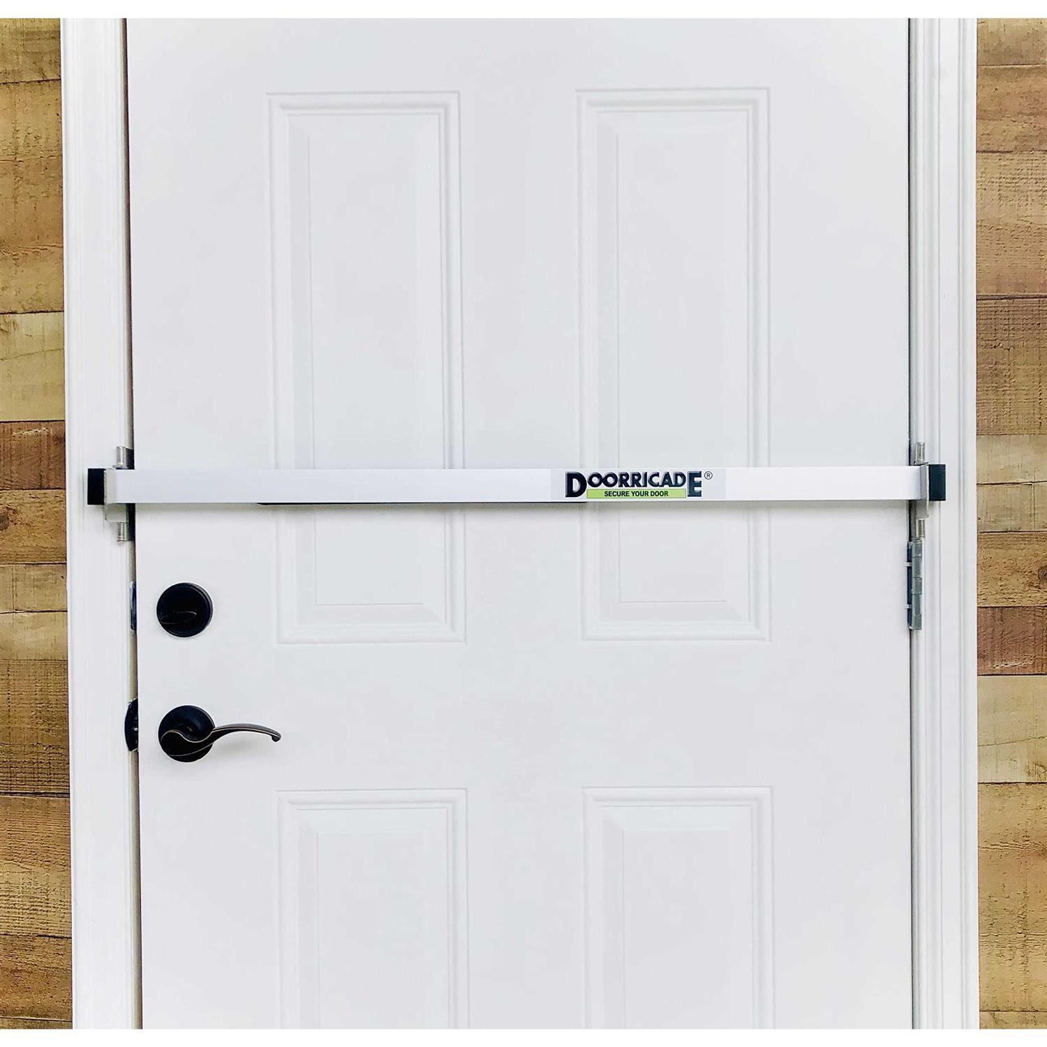 Door Security Bar-by Doorricade-Secure The Entire Width of Your Inward Opening Front Door-Safe Room-with a Proper Door Barricade Lock - Cheap Fitting