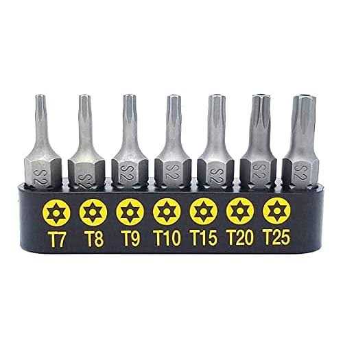 Vetco 7 Piece Security Torx Bit Set - Cheap Fitting