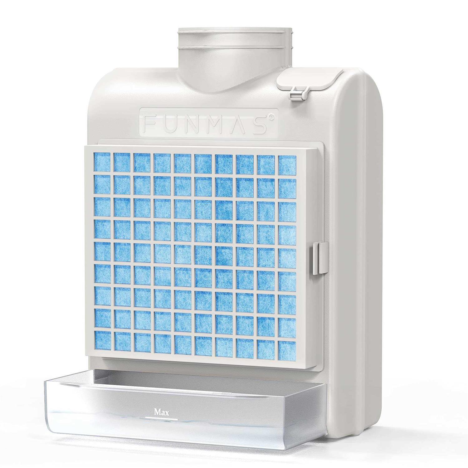 Funmas 3-in-1 Indoor Dryer Vent, Stainless Steel Screen Filter, Polyester Filter and Water Drawer System - Cheap Fitting