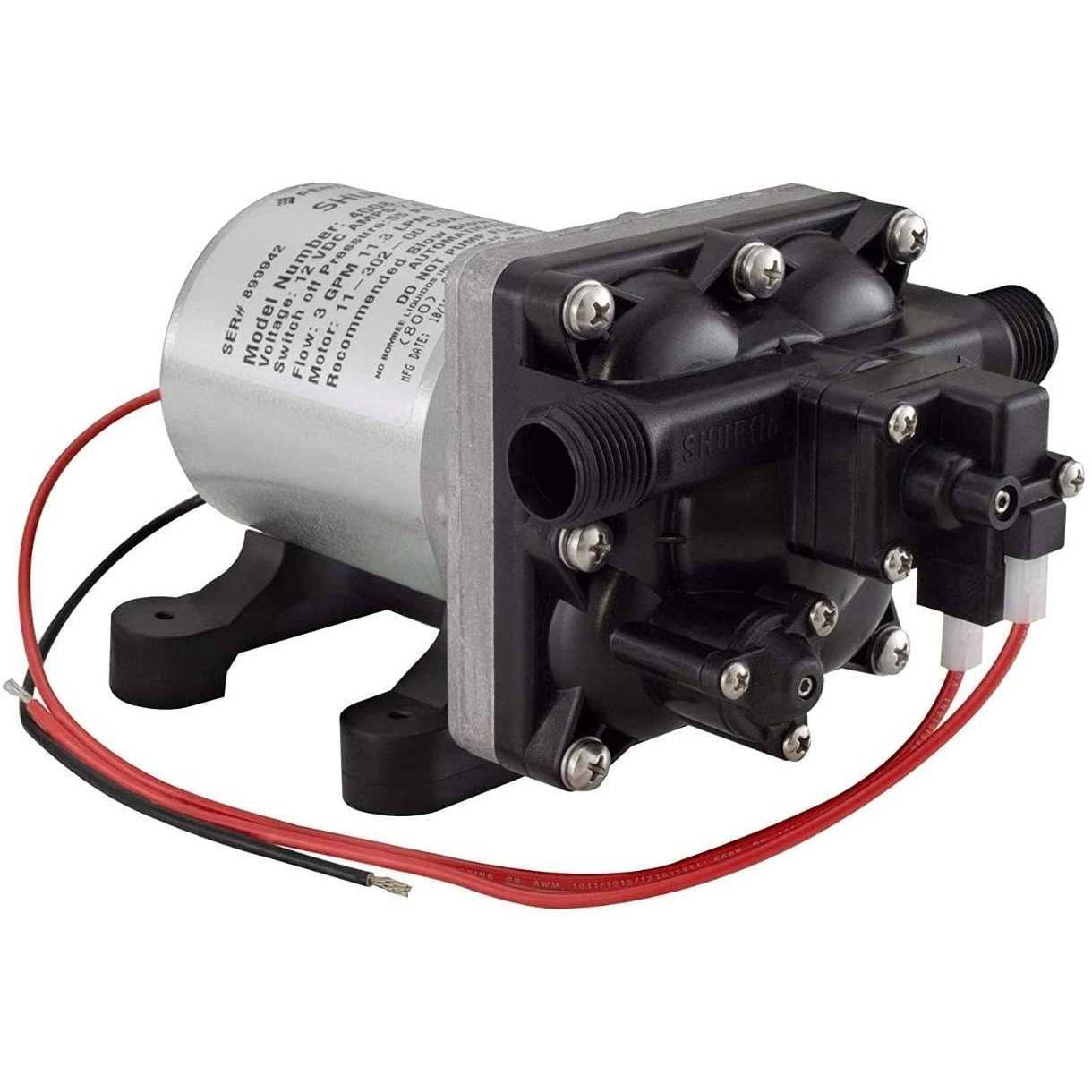 000 Shurflo 12 Volt RV Water Pump 3.0 GPM 4008-101-A65 / E65 & 1/2 - Cheap Fitting