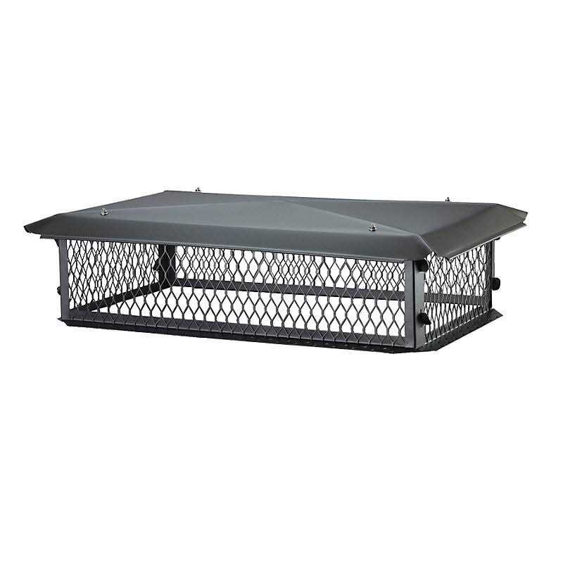 HY-C BBT1014K-10W BigTop Multi-Flue Black Galvanized-Steel Chimney Cap - Cheap Fitting