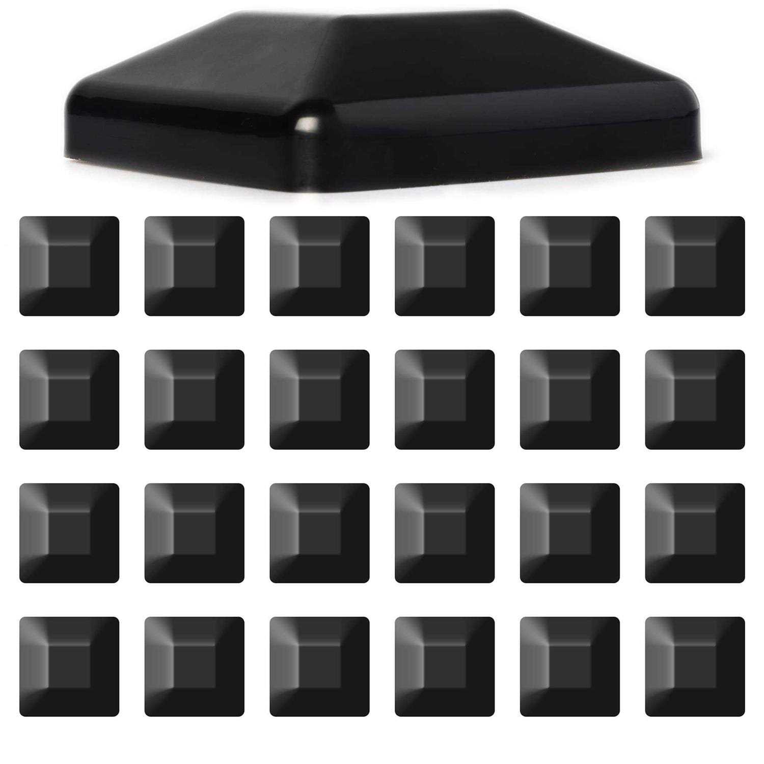 Tongass 4×4 Fence Post caps Made from Black Durable Plastic - Cheap Fitting