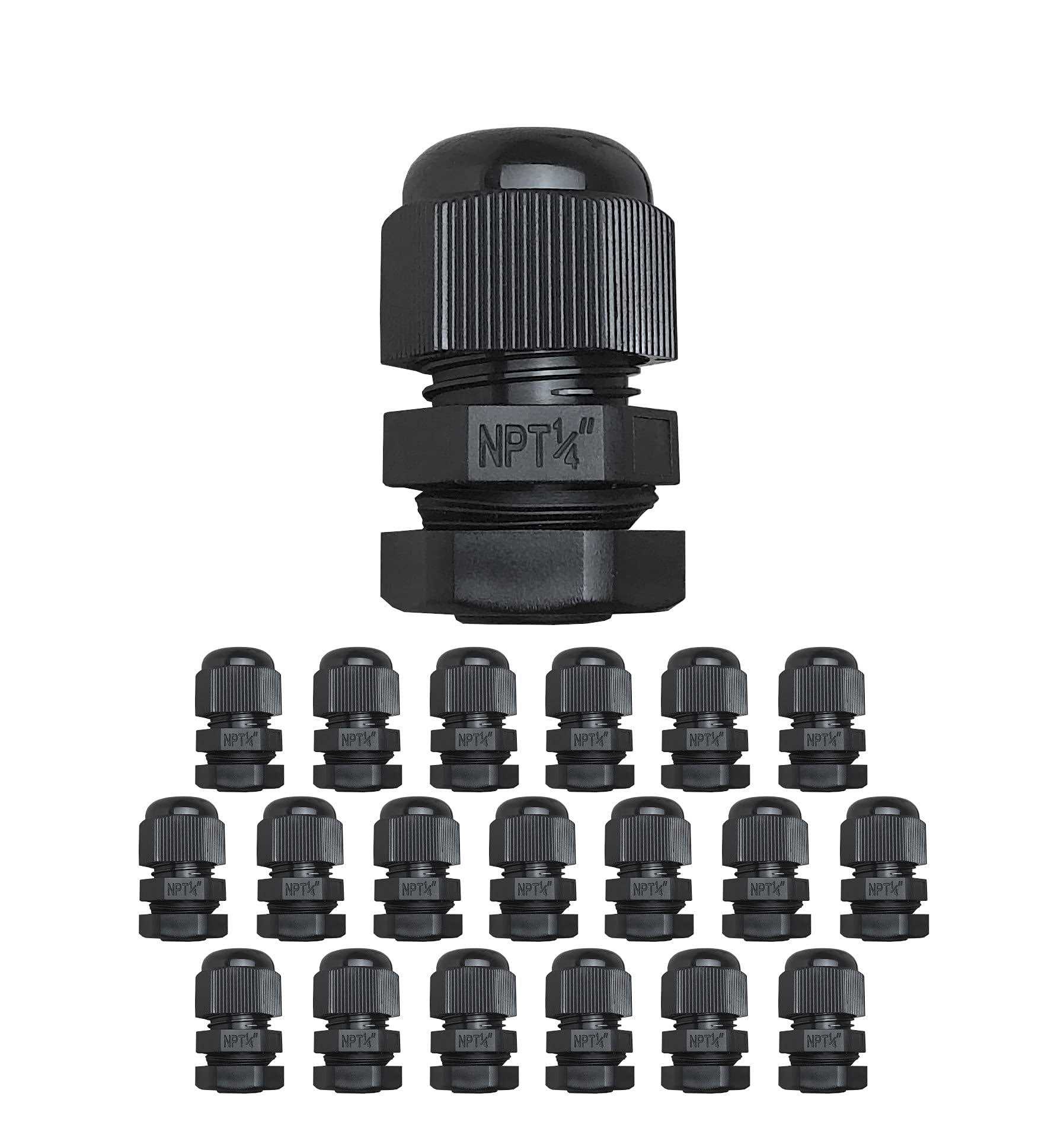 MGI SpeedWare NPT Strain Relief Nylon Cord Grip Cable Glands - Cheap Fitting